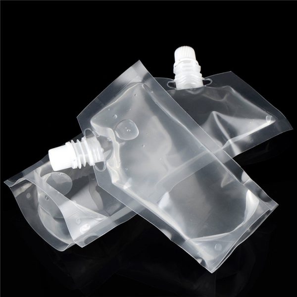 Wine Liquid Beverage Food Raw Plastic Bag Stand Up Milk Spout Pouch - Image 2