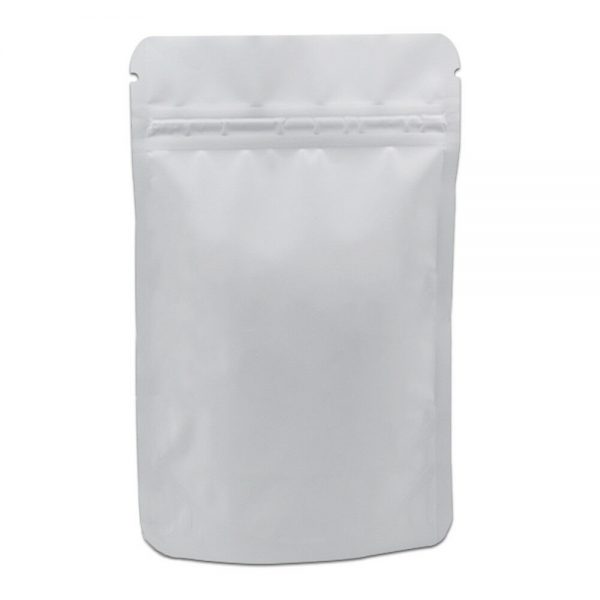 Matte Pure Aluminum Foil Stand Up Bags Pouches Zip Mylar - Image 2