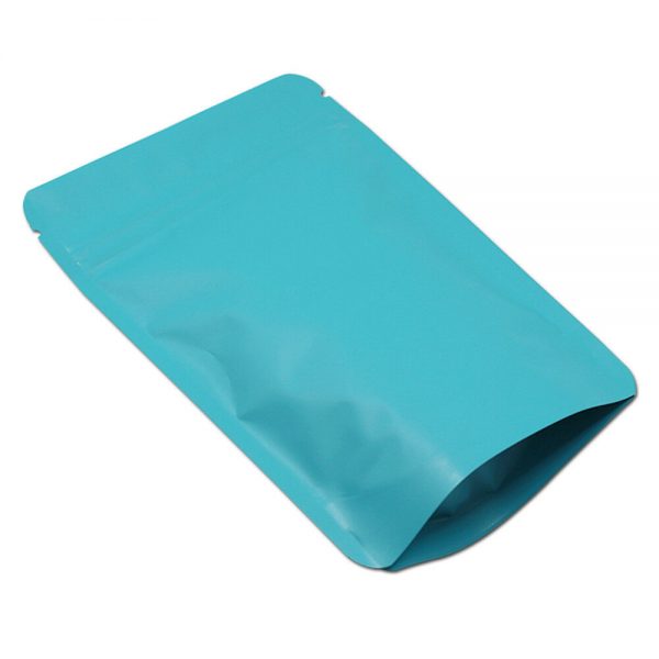 Matte Pure Aluminum Foil Stand Up Bags Pouches Zip Mylar - Image 5