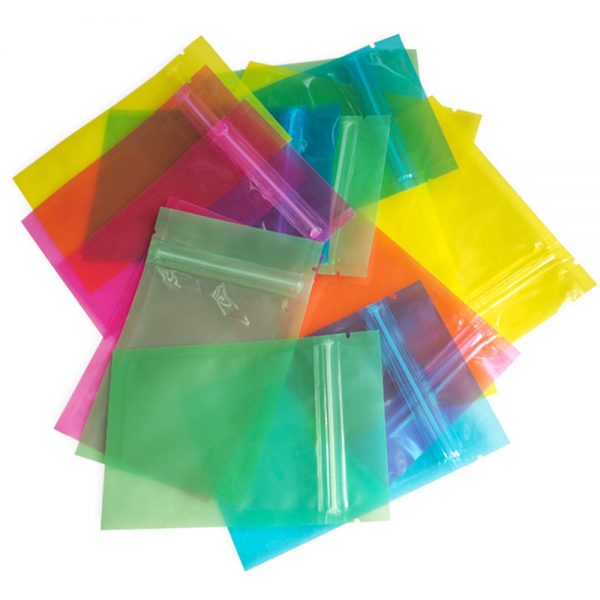 Clear Self Seal Zipper Storage Bag Snack Moisture Proof Pouch - Image 3