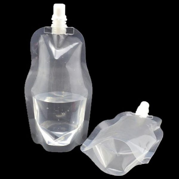 Stand-up Transparent Plastic Drink Packaging Bag Spout Pouch for Beverage Liquid DIY Juice Milk Coffee - Image 2