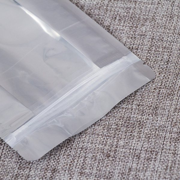 Aluminum Foil Zip Lock Bags High Quality Front Clear Plastic Food Pouches Tea Coffee Power Packaging Bag Eight Sides - Image 5