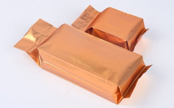 Side Gussets Open Top Gold Aluminum Foil Bag Metallic Golden Spice Coffee Beans Powder Tea Heat Sealing Storage Pouches - Image 6