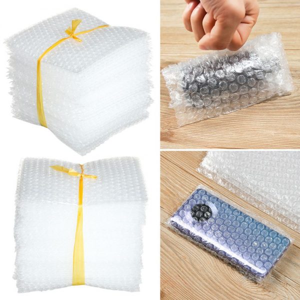 Plastic Protective Wrap Envelope White Bubble Bubble Bag PE Clear Bubble Bag Shockproof Bag Double Membrane Cushioning - Image 3